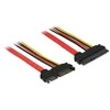 Delock Verlängerungskabel SATA 6 Gb/s 22 Pin Stecker > SATA