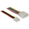 KABELIS ZASILAJĄCY WEWNĘTRZNY MOLEX(M)->FLOPPY 4 PIN(F) 40CM DELOCK