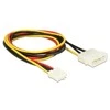KABELIS ZASILAJĄCY WEWNĘTRZNY MOLEX(M)->FLOPPY 4 PIN(F) 40CM DELOCK