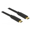 Delock Kabelis USB 2.0 USB Type-C Stecker > USB Type-C Stecker 3,0 m juodas 3 A