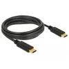 Delock Kabelis USB 2.0 USB Type-C Stecker > USB Type-C Stecker 3,0 m juodas 3 A