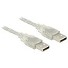 Delock 83891 - 5 m - USB A - USB A - USB 2.0 - 480 Mbit/s - Transparent