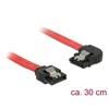 Delock SATA - SATA, 0,3m, raudona (83963)