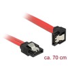 DELOCK SATA-Kabelis SATA III -> SATA down St/St 0.70m raudona Clip
