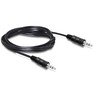 Kabelis Delock Jack 3.5mm - Jack 3.5mm 2.5m juoda (84001)