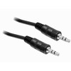 Kabelis Delock Jack 3.5mm - Jack 3.5mm 2.5m juoda (84001)