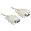 DELOCK Cable Serial Null modemas 9 kontaktų lizdas > 9 kontaktų lizdas 5 m