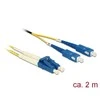 Šviesolaidinis delock Patchcord LC - LC Multimode OS2 09/125 µm, 2 m (84610)