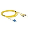 Delock Kabelis Lichtwellenleiter LC > ST Singlemode OS2 2 m