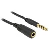 DELOCK ilgintuvo kabelio garso stereo lizdas 3,5 mm vyriškas / moteriškas iPhone 4 kontaktas 5 m
