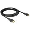 Delock kabelis HDMI A kištukas > HDMI A kištukas 4K 1 m