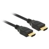 DELOCK kabelis didelės spartos HDMI su eternetu HDMI A kištukas > HDMI A vyriškas 4K 2 m