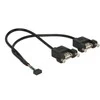 Delock USB nuoroda - USB inc., 0,25 m, Juoda (84832)