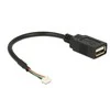 Delock CableUSB 2.0 kontaktų antraštė 1,25 mm tinklelis 4 kontaktai 15 cm
