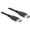 DELOCK Cable USB 3.0 Type-A male > USB 3.0 Type-A male 1,5 m juodas
