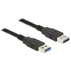 DELOCK Cable USB 3.0 Type-A male > USB 3.0 Type-A male 2,0 m juodas