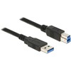 DELOCK Cable USB 3.0 Type-A male > USB 3.0 Type-B male 1,0 m juodas