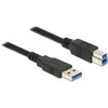 DELOCK Cable USB 3.0 Type-A male > USB 3.0 Type-B male 1,0 m juodas
