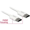 Delock 85139 - 4.5 m - HDMI Type A (Standard) - HDMI Type A (Standard) - 3840 x 2160 pikselių - 3D - Baltas