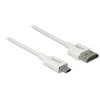 Delock Cable HDMI A kištukas > HDMI Micro D kištukas didelės spartos su Ethernet 3D 4