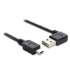 Kabelis USB Delock USB-A - 0.5 m Juodas (85175)