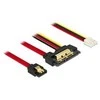 Delock SATA – SATA 22 kontaktų 0,3 m raudona (85234)