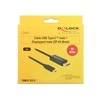 USB kabelis Delock USB-C - DisplayPort 3 m Juodas (85257)