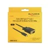 Kabelis USB Delock Type-C - VGA, 1080p, 1m, juodas (85261)
