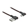 Delock EASY-USB 2.0 kabelis A tipo kištukas iki EASY-USB tipo mikro-B kištukas