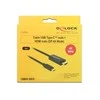USB kabelis Delock USB-C - HDMI 3 m Juodas (85292)
