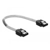 Delock SATA 6 Gb/s kabelis 20 cm, skaidrus
