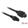 DeLOCK 85377, 0,3 m, „Micro-Fit 3.0“ 4 kontaktų, „Micro-Fit 3.0“ 4 kontaktų, kištukas, lizdas, tiesus