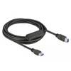 DELOCK aktyvus USB 3.2 Gen 1 A tipo USB iki B tipo USB kabelis 5 m