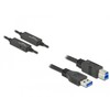 DELOCK Active USB 3.2 Gen 1 A tipo USB iki B tipo USB kabelis 10 m