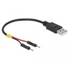 Delock A tipo USB maitinimo kabelis iki 2 x kištuko vieno maitinimo 10 cm
