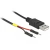 Kabelis USB Delock USB-A - 2x1-pin 0.3 m Juodas (85402)