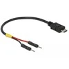 Delock USB Stromkabel Micro-B auf 2 x Pfostenstecker einzeln Strom 10 cm
