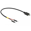 Delock USB Stromkabel Micro-B auf 2 x Pfostenstecker einzeln Strom 20 cm