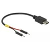 Delock DELOCK Stromkabel USB C auf 2x Pfostenstecker einzeln 10cm