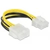 DELOCK Stromkabel EPS 8Pin St/Bu 15cm Verlängerungskabel