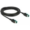 Delock PoweredUSB Kabelis Stecker 12 V > PoweredUSB Stecker 12 V 3 m für POS