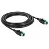 Delock PoweredUSB Kabelis Stecker 12 V > PoweredUSB Stecker 12 V 4 m für POS
