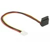 DeLock Kabelis Power Floppy 4 kontaktų (F) – SATA 15 kontaktų (F) 30 cm
