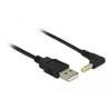 Delock maitinimo kabelis USB > DC 4,0 x 1,7 mm kištukas 90° 1,5 m