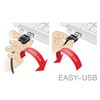 USB laidas Delock USB-A – USB-B 5 m juodas (85553)