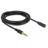 DELOCK Verlängerung Klinke 3.5mm 4Pin St > Bu 3.0m juodas