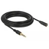 Kabelis Delock Jack 3.5mm - Jack 3.5mm 5m juoda (85635)