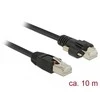 Delock DeLOCK patch kabelis m. Schraube Cat.6 10m juodas
