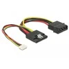 Delock DELOCK maitinimo kabelis SATA 15Pin Bu > Molex 4Pin St + 4Pin Bu