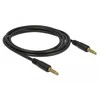 Delock Klinkenkabel 3,5 mm 4 Pin Stecker > Stecker gewinkelt 0,5 m juodas
